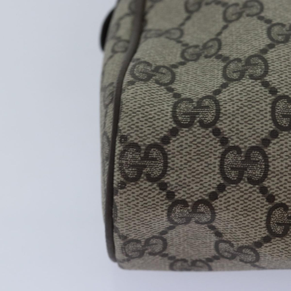 GUCCI GG Supreme Web Sherry Line Clutch Bag Beige Gold 32 014 3553 ep5355