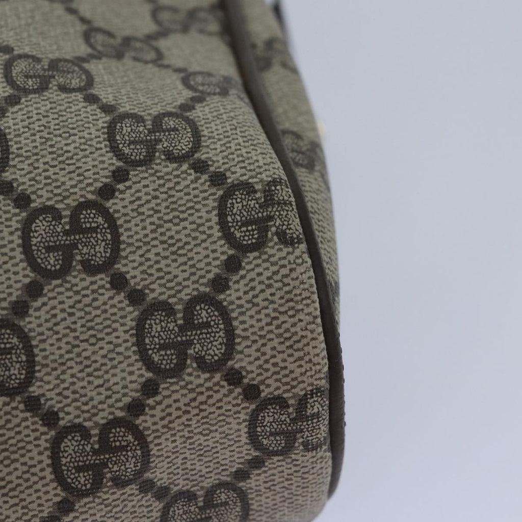 GUCCI GG Supreme Web Sherry Line Clutch Bag Beige Gold 32 014 3553 ep5355