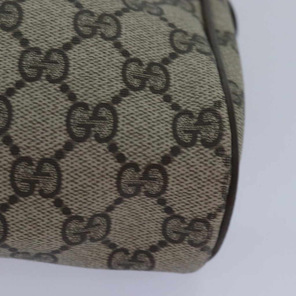 GUCCI GG Supreme Web Sherry Line Clutch Bag Beige Gold 32 014 3553 ep5355