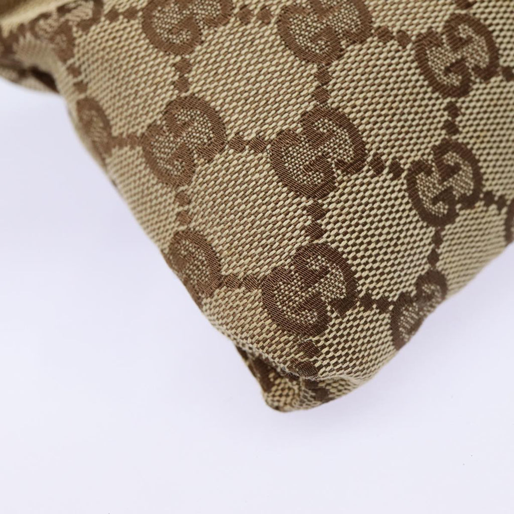 GUCCI GG Canvas Waist bag Beige Silver 28566 ep5361