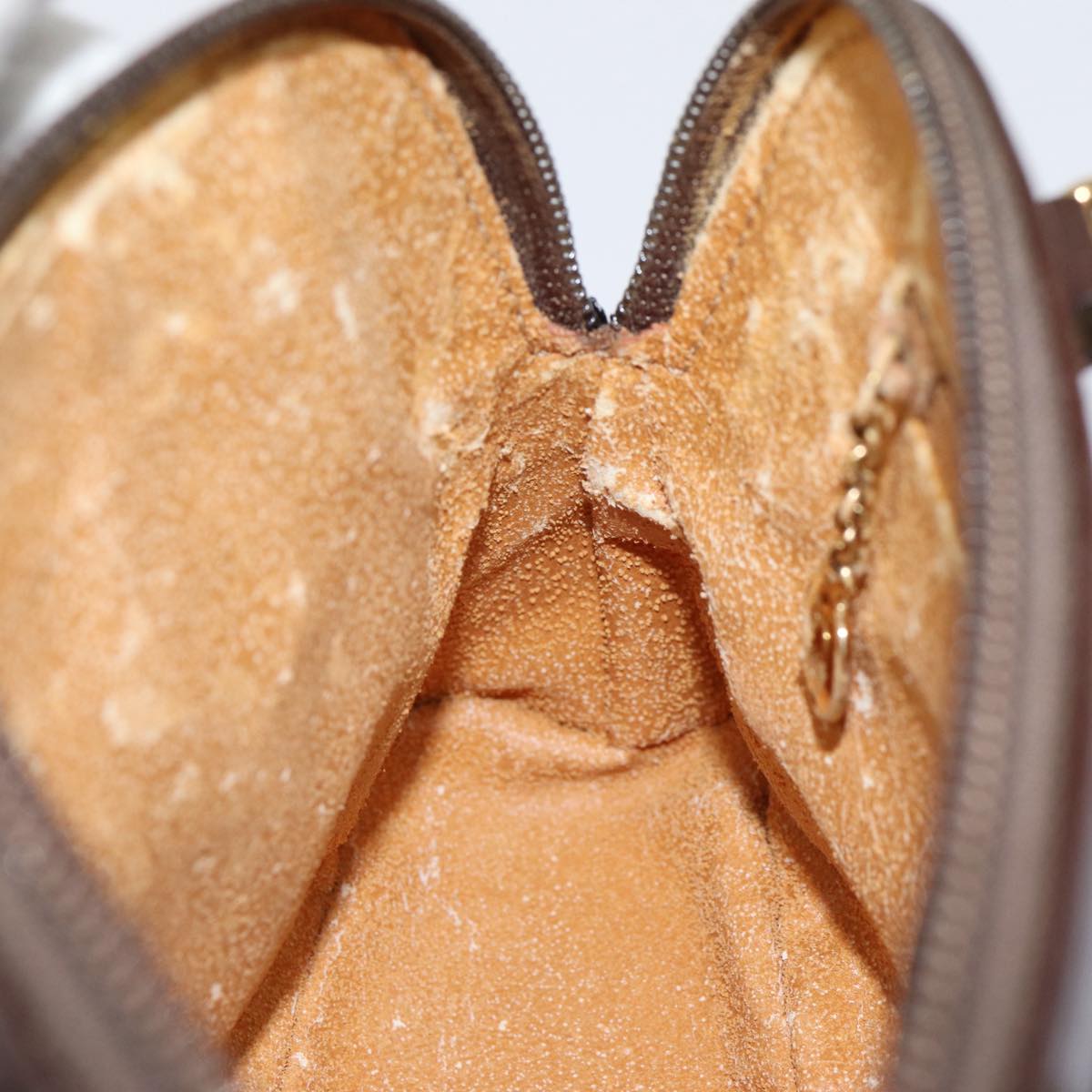 GUCCI Bamboo Hand Bag Leather 2way Brown Gold 007 2032 0231 ep5364