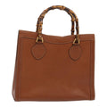 GUCCI Bamboo Hand Bag Leather Brown Gold 002 2853 0260 0 ep5368