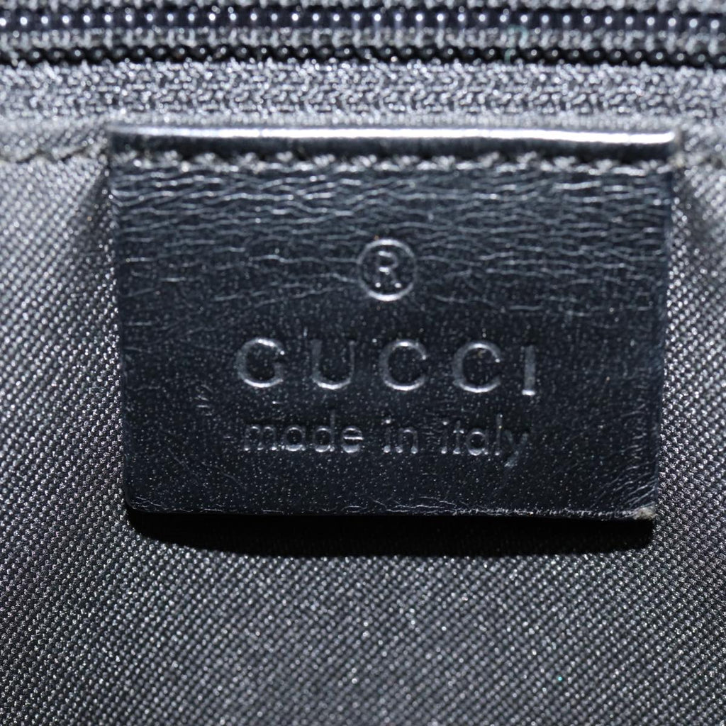 GUCCI Jackie GG Canvas Hand Bag Black Silver 002 1065 ep5371