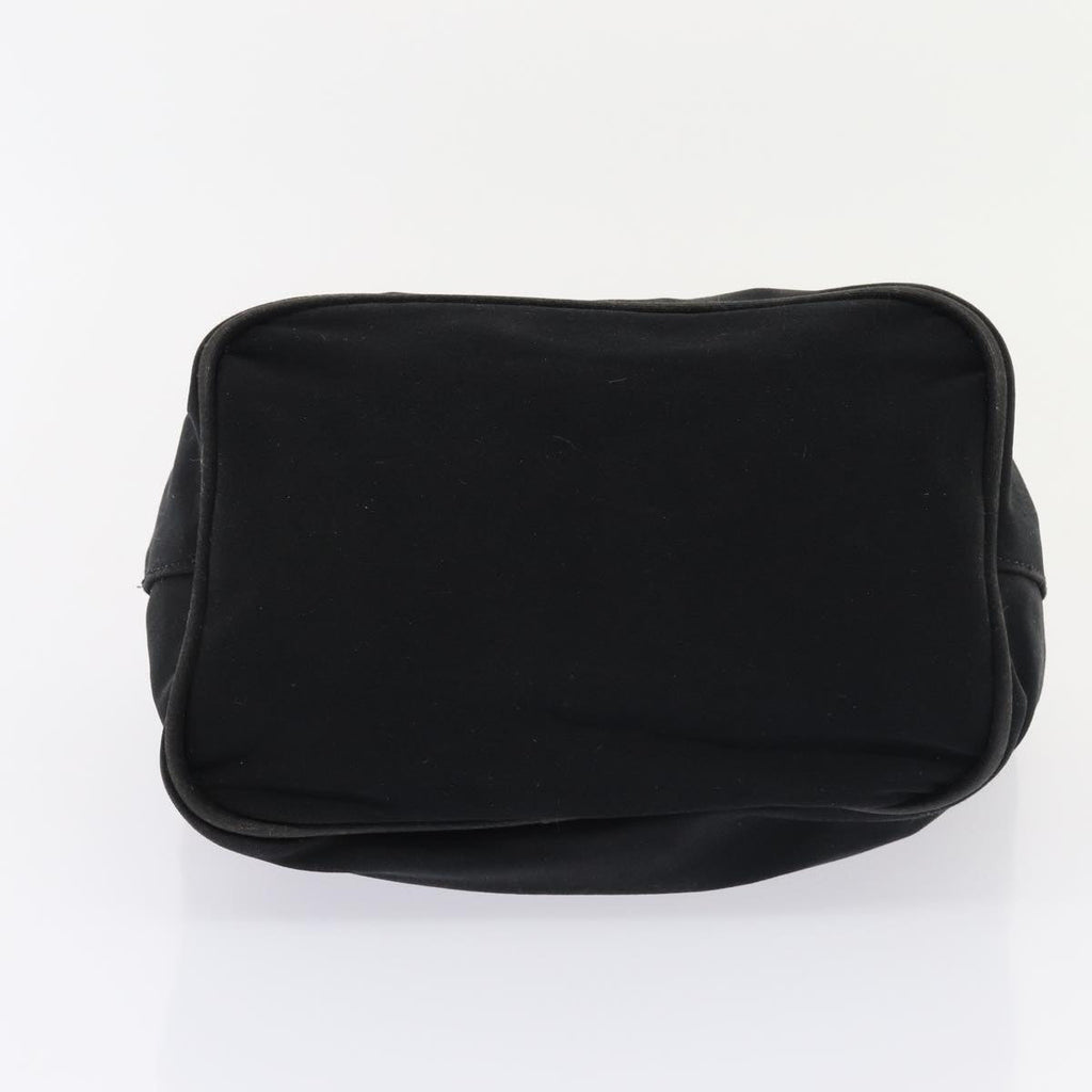 FENDI Mamma Baguette Shoulder Bag Nylon Black Silver ep5381