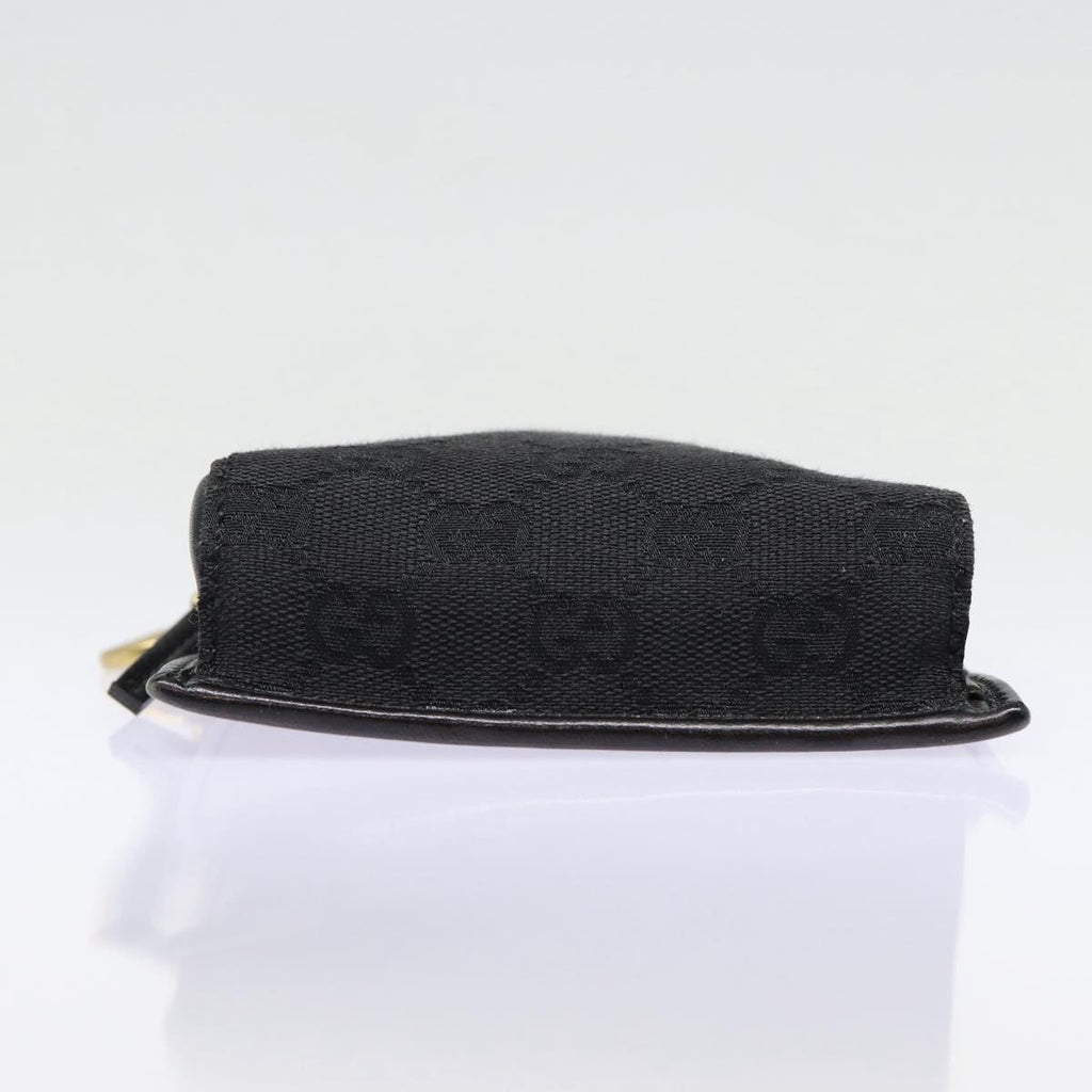 GUCCI GG Canvas Shoulder Bag Black Gold 106693 ep5394