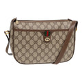 GUCCI GG Supreme Web Sherry Line Shoulder Bag Beige Gold 89 02 077 ep5397