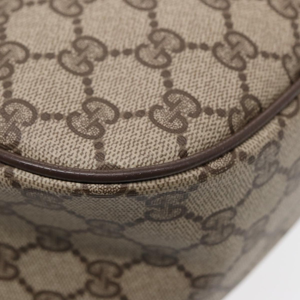 GUCCI GG Supreme Web Sherry Line Shoulder Bag Beige Gold 89 02 077 ep5397