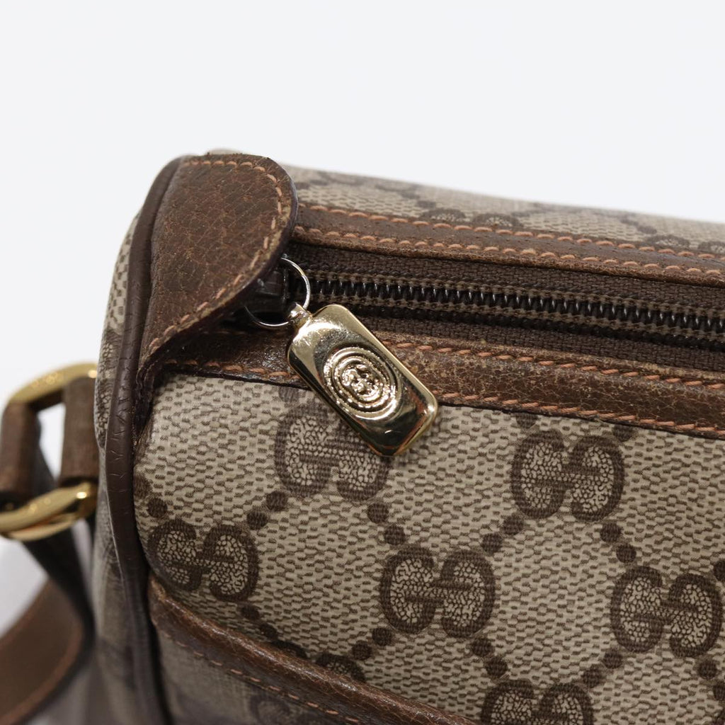 GUCCI GG Supreme Web Sherry Line Shoulder Bag Beige Gold 89 02 077 ep5397