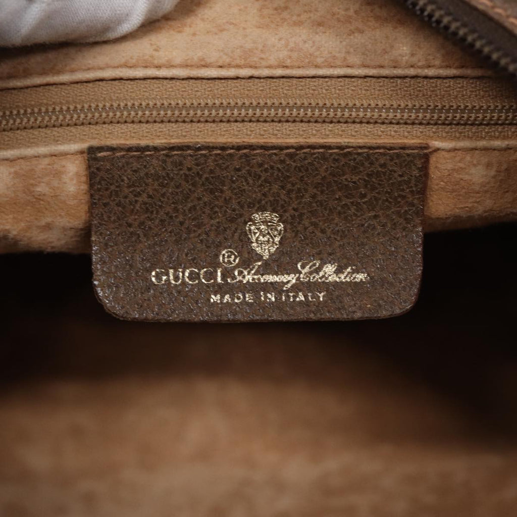 GUCCI GG Supreme Web Sherry Line Shoulder Bag Beige Gold 89 02 077 ep5397