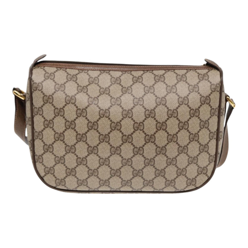 GUCCI GG Supreme Web Sherry Line Shoulder Bag Beige Gold 89 02 077 ep5397