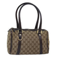 GUCCI GG Canvas Hand Bag Beige Gold 130942 ep5406
