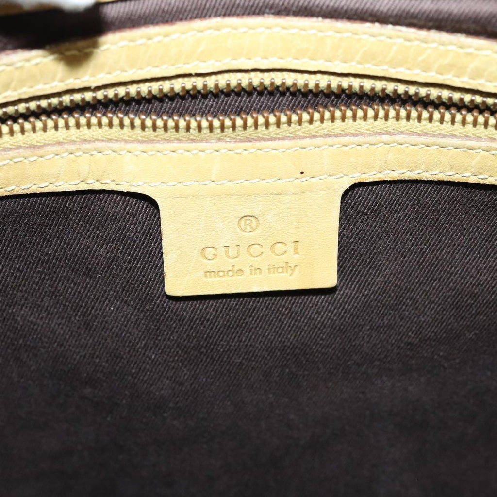 GUCCI GG Canvas Shoulder Bag Beige Gold 109190 ep5411