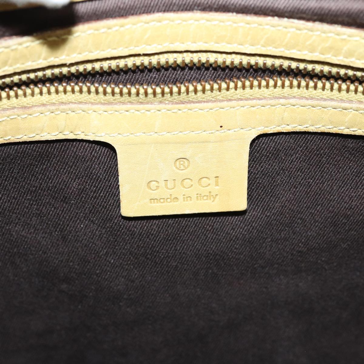 GUCCI GG Canvas Shoulder Bag Beige Gold 109190 ep5411