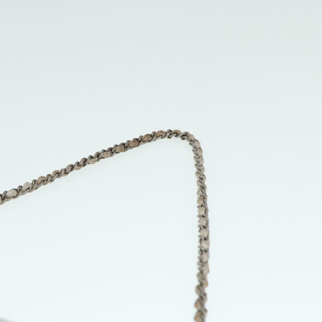CHANEL Chain New Travel Line Shoulder Bag Nylon Beige Silver CC ep5439