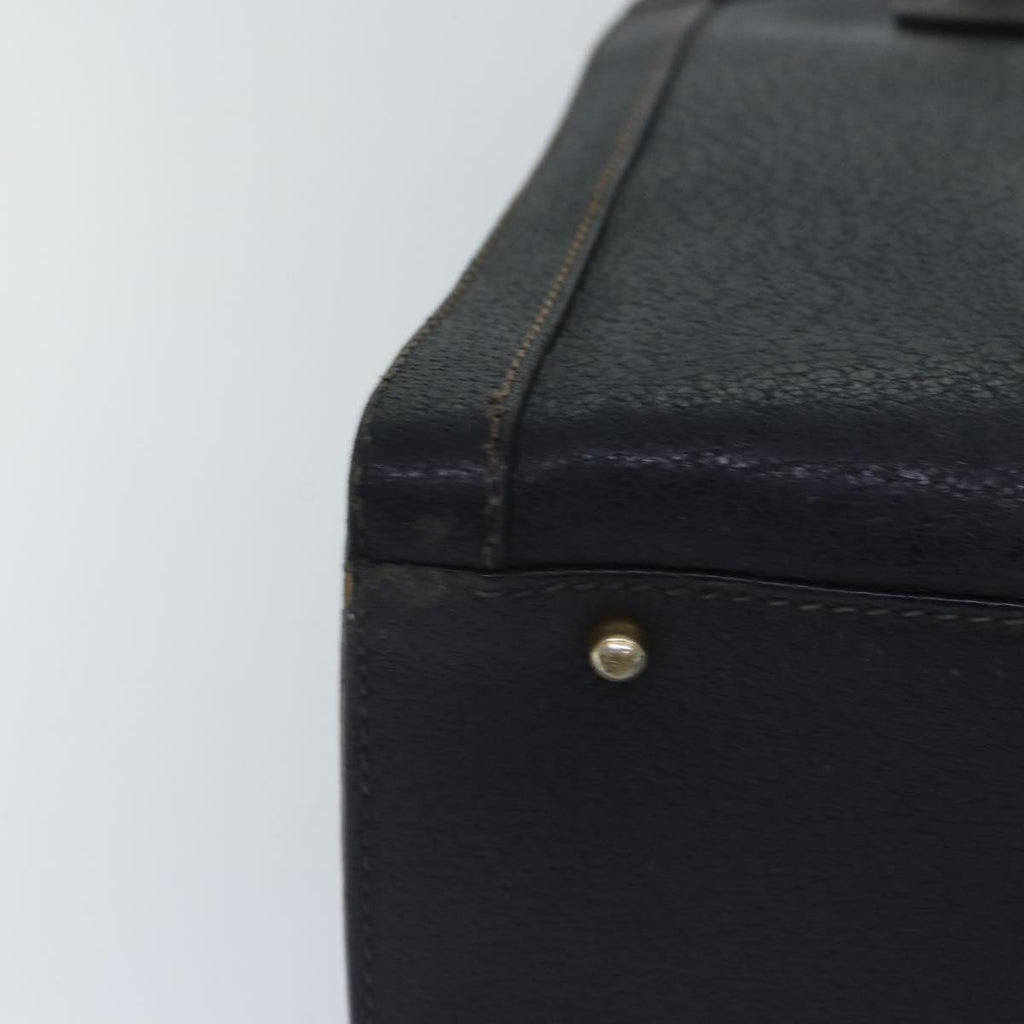 GUCCI Bamboo Hand Bag Leather Black Gold 002 123 0260 ep5446
