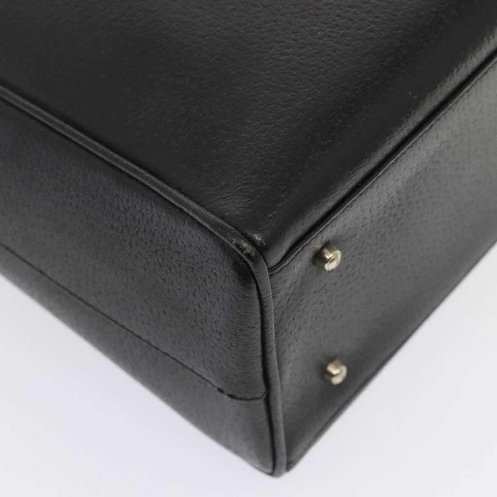 GUCCI Hand Bag Leather Black Silver 002 2865 1313 ep5470