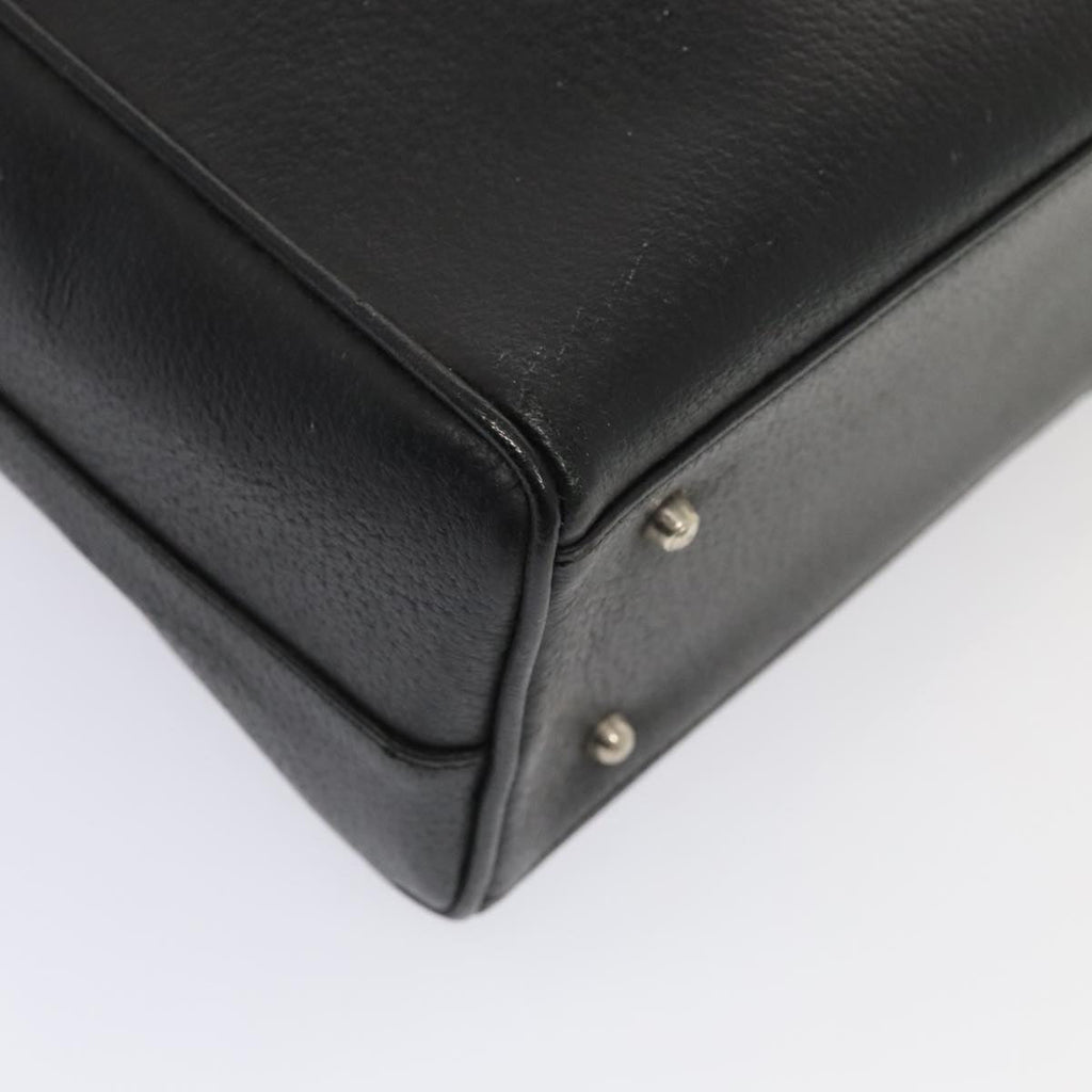 GUCCI Hand Bag Leather Black Silver 002 2865 1313 ep5470