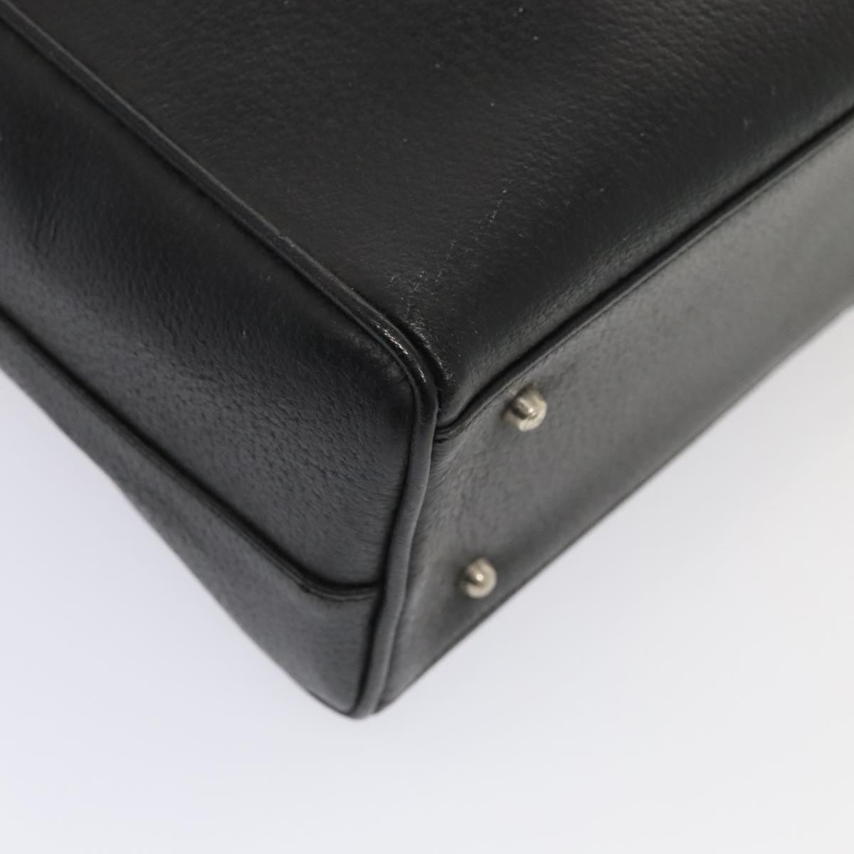 GUCCI Hand Bag Leather Black Silver 002 2865 1313 ep5470