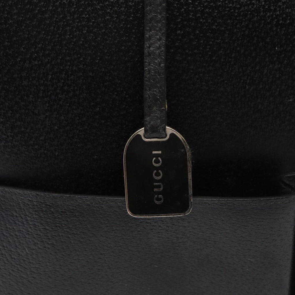 GUCCI Hand Bag Leather Black Silver 002 2865 1313 ep5470