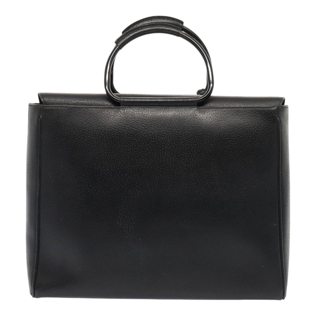 GUCCI Hand Bag Leather Black Silver 002 2865 1313 ep5470