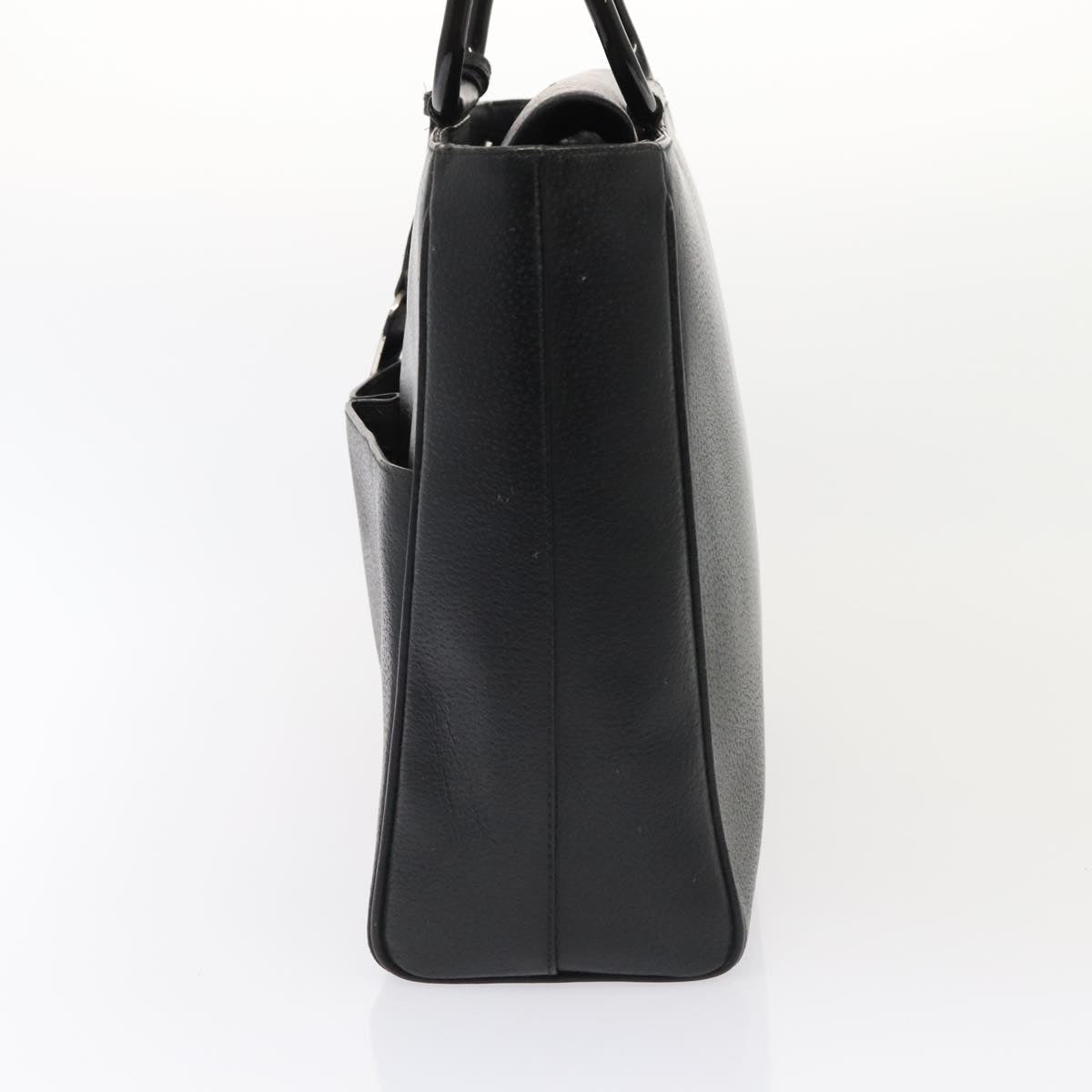GUCCI Hand Bag Leather Black Silver 002 2865 1313 ep5470