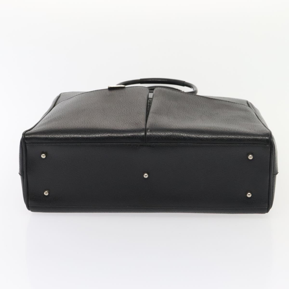 GUCCI Hand Bag Leather Black Silver 002 2865 1313 ep5470