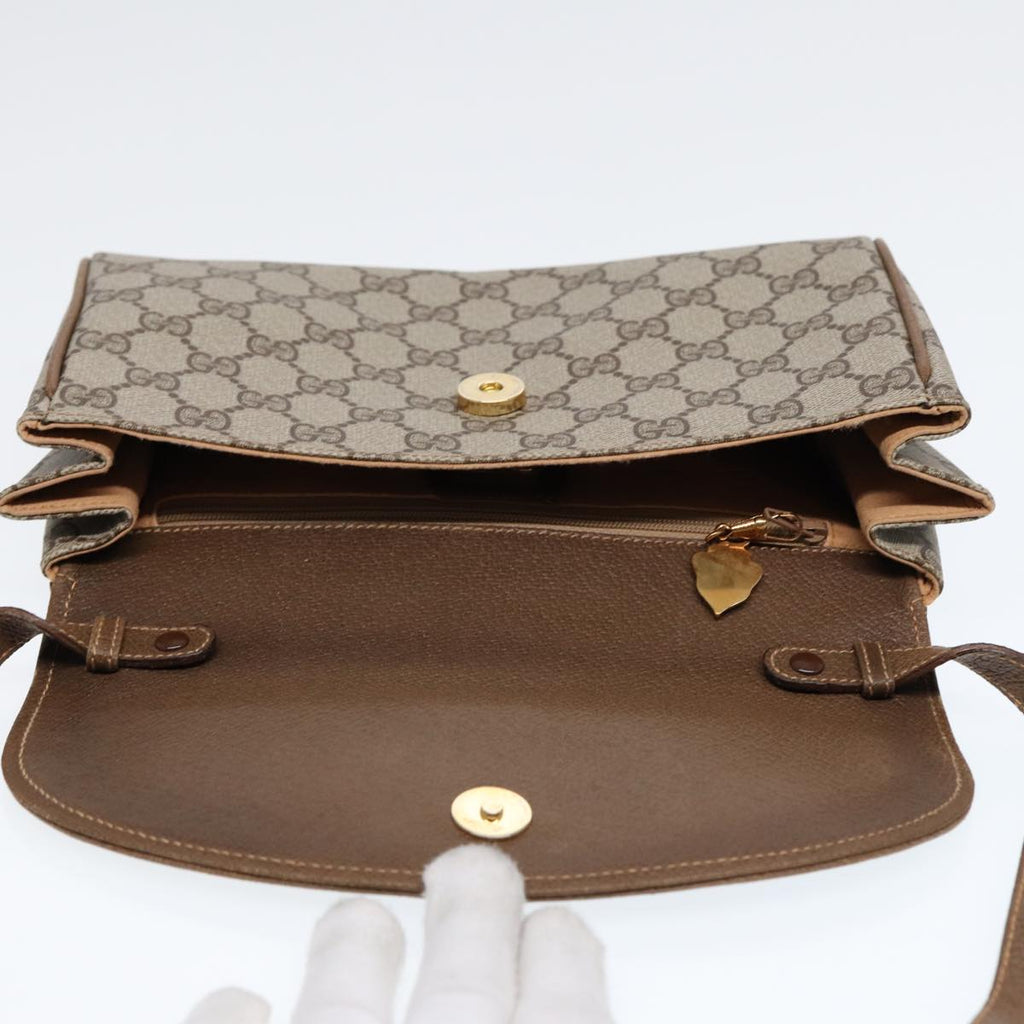 GUCCI GG Supreme Shoulder Bag Beige Gold 004 261 1923 ep5471