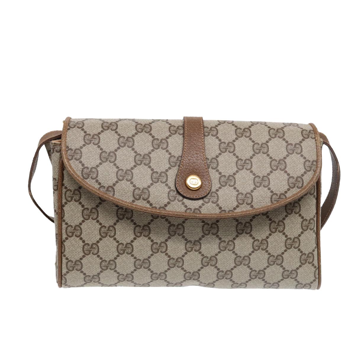 GUCCI GG Supreme Shoulder Bag Beige Gold 004 261 1923 ep5471