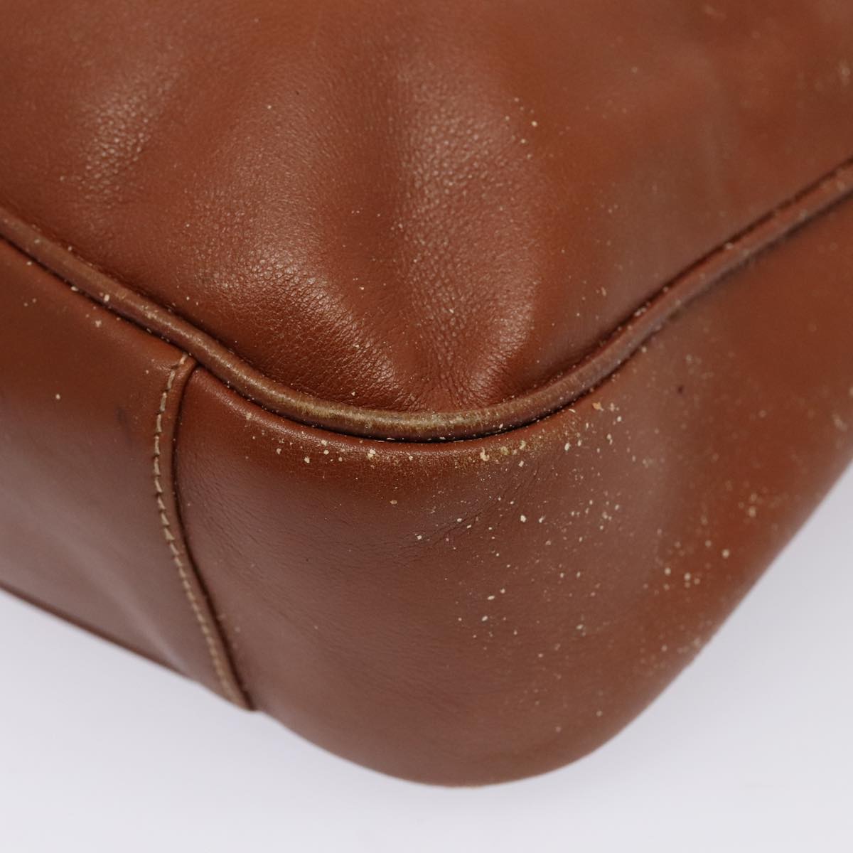 GUCCI Bamboo Hand Bag Leather Brown Gold 001 2404 6380 ep5472