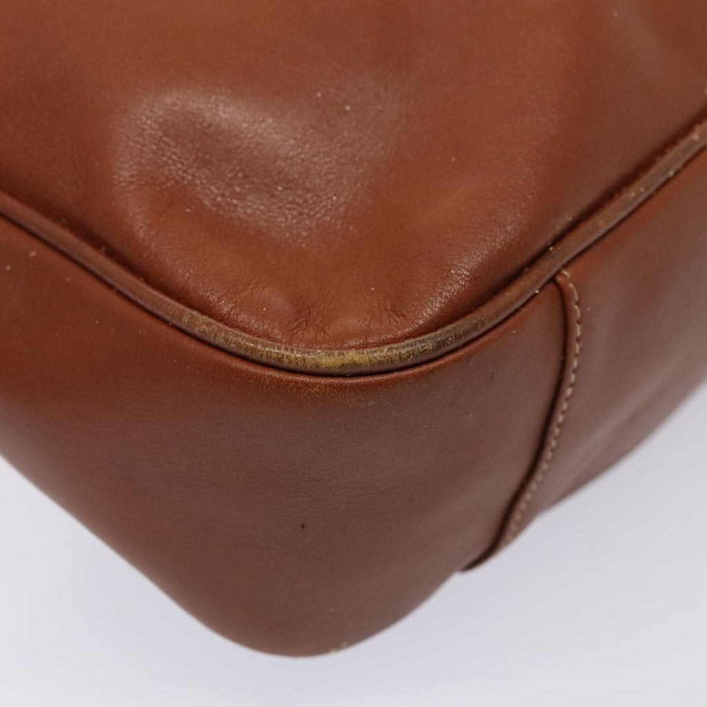 GUCCI Bamboo Hand Bag Leather Brown Gold 001 2404 6380 ep5472