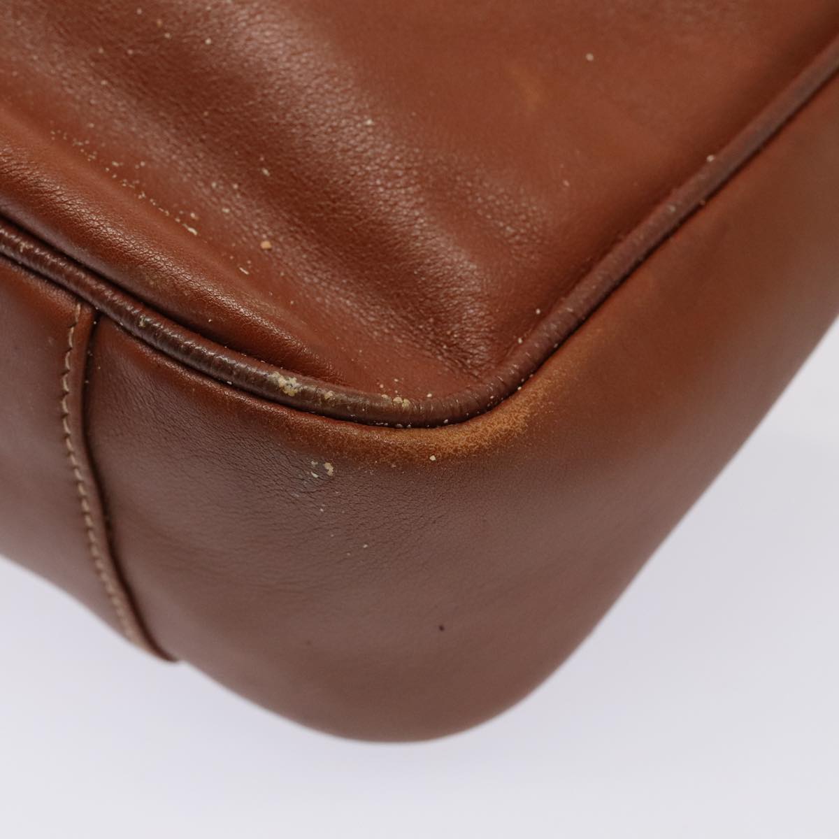GUCCI Bamboo Hand Bag Leather Brown Gold 001 2404 6380 ep5472