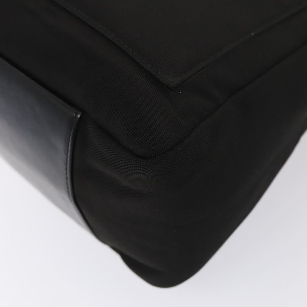 GUCCI Hand Bag Nylon 2way Black Silver 000 0509 ep5500