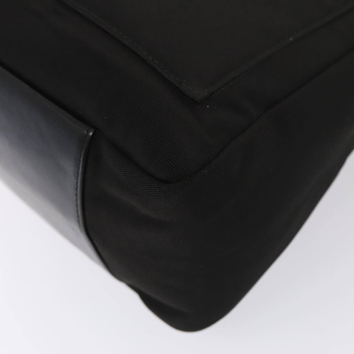 GUCCI Hand Bag Nylon 2way Black Silver 000 0509 ep5500