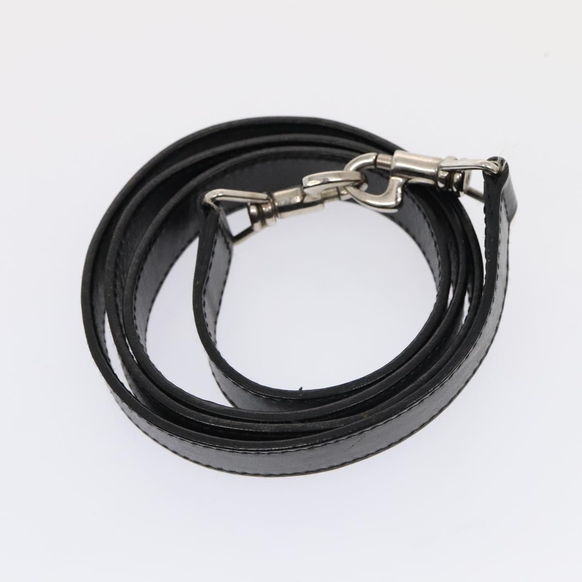 GUCCI Hand Bag Nylon 2way Black Silver 000 0509 ep5500
