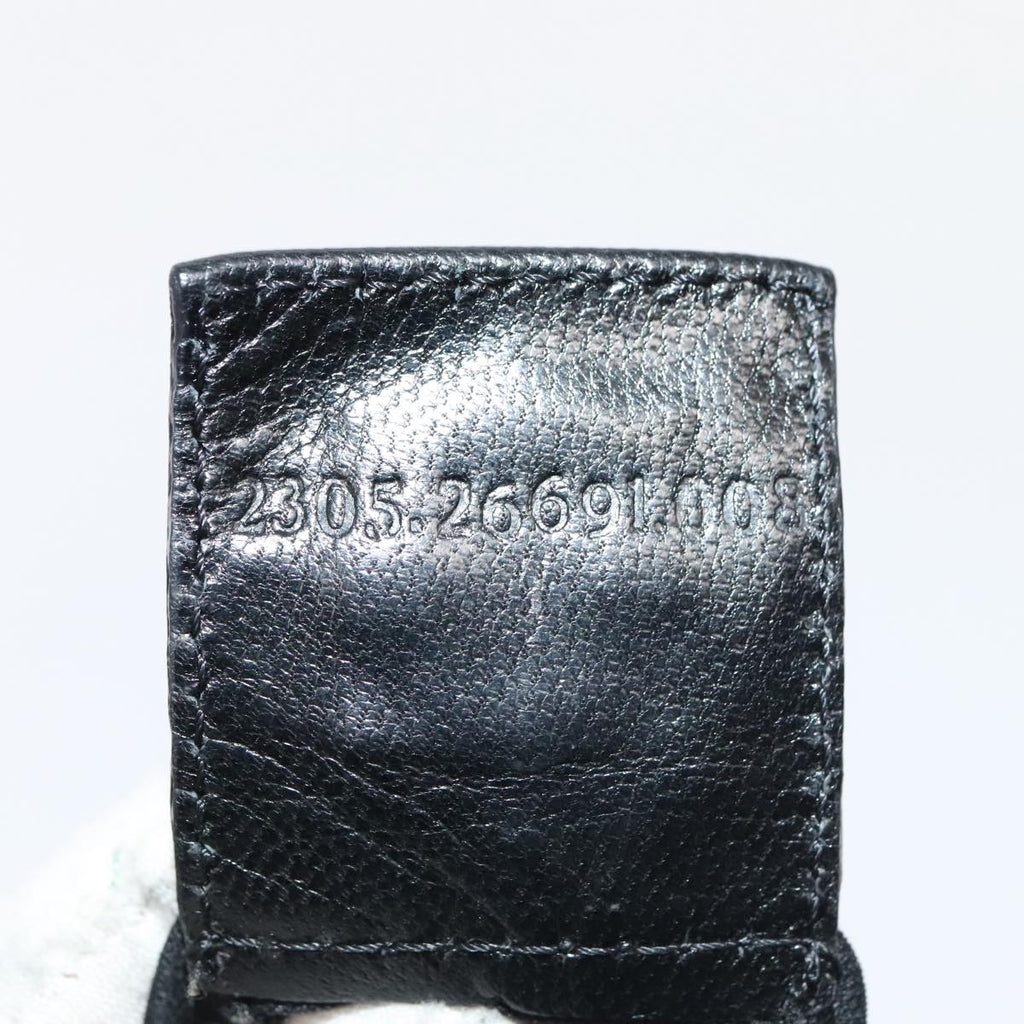 FENDI Tote Bag Nylon Black Silver ep5506