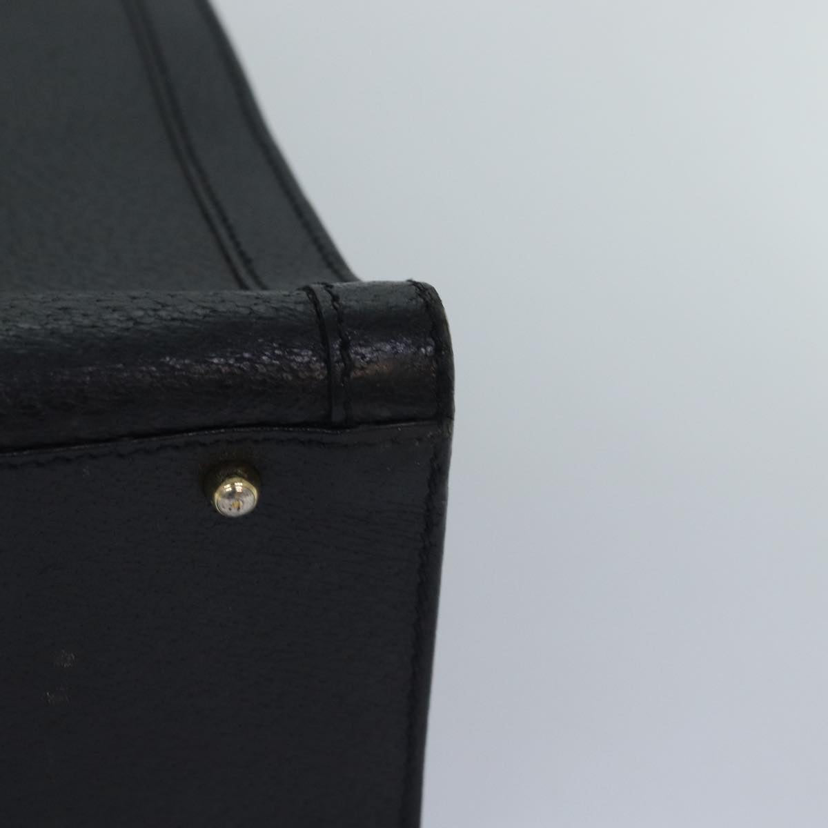 GUCCI Hand Bag Leather Black Gold 002 2853 0260 0 ep5510