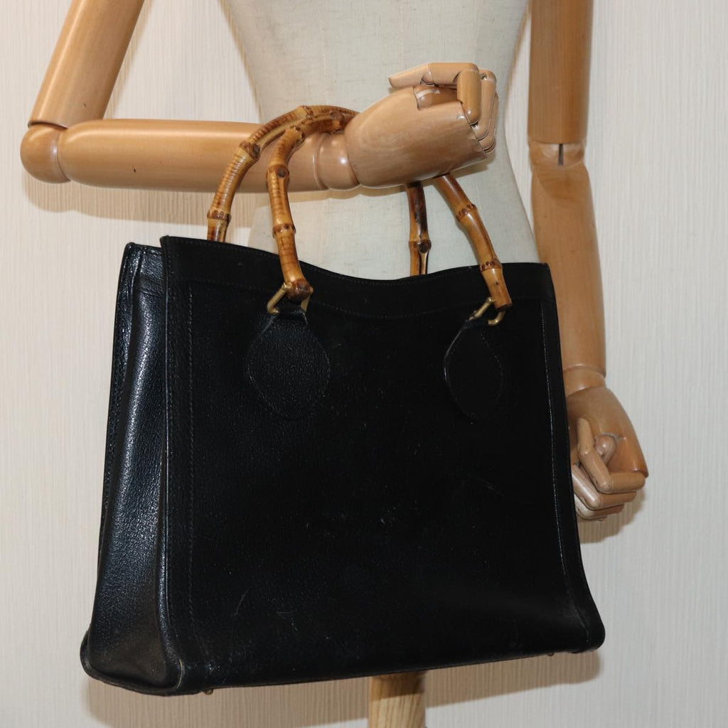 GUCCI Hand Bag Leather Black Gold 002 2853 0260 0 ep5510
