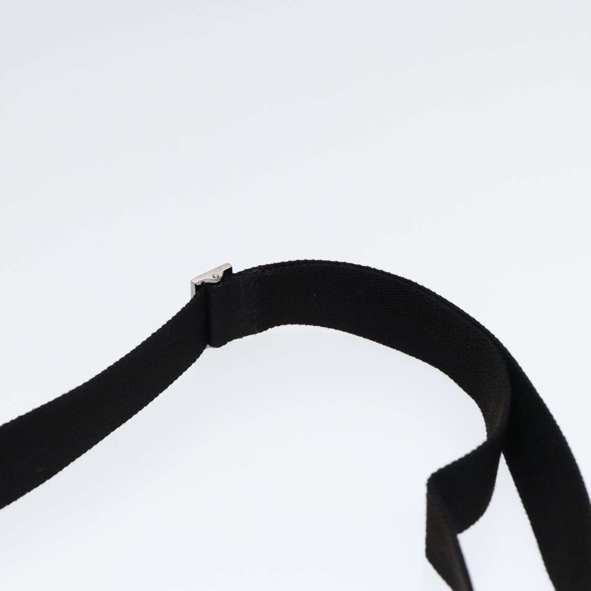 GUCCI GG Canvas Shoulder Bag Black Silver 110054 ep5541