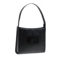GUCCI Shoulder Bag Leather Black Silver ep5573