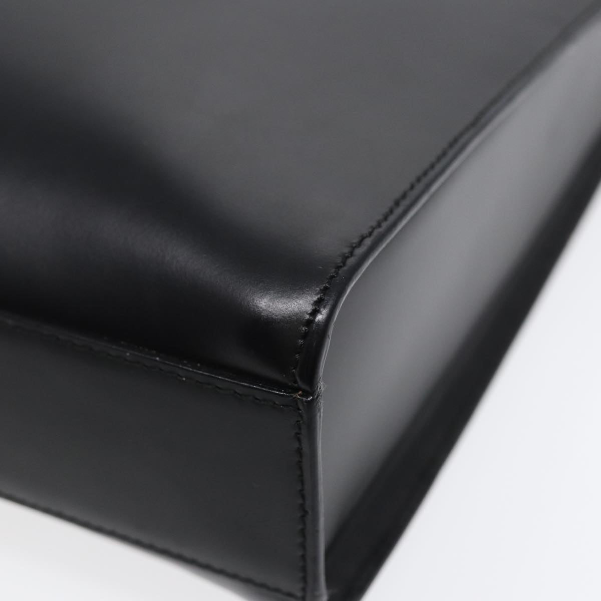 GUCCI Shoulder Bag Leather Black Silver ep5573