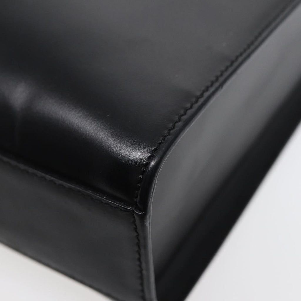 GUCCI Shoulder Bag Leather Black Silver ep5573