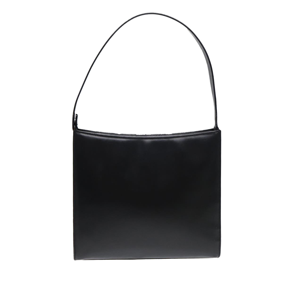 GUCCI Shoulder Bag Leather Black Silver ep5573