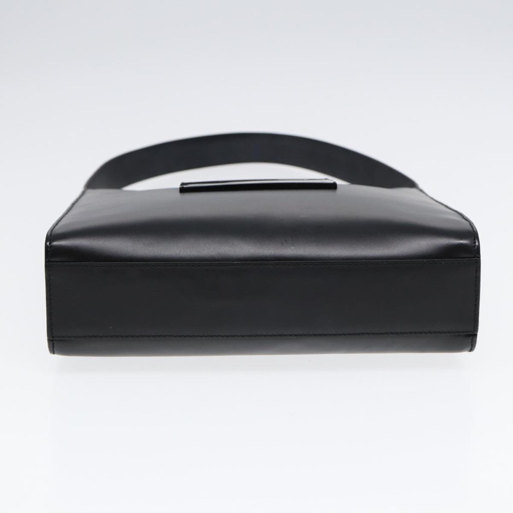 GUCCI Shoulder Bag Leather Black Silver ep5573