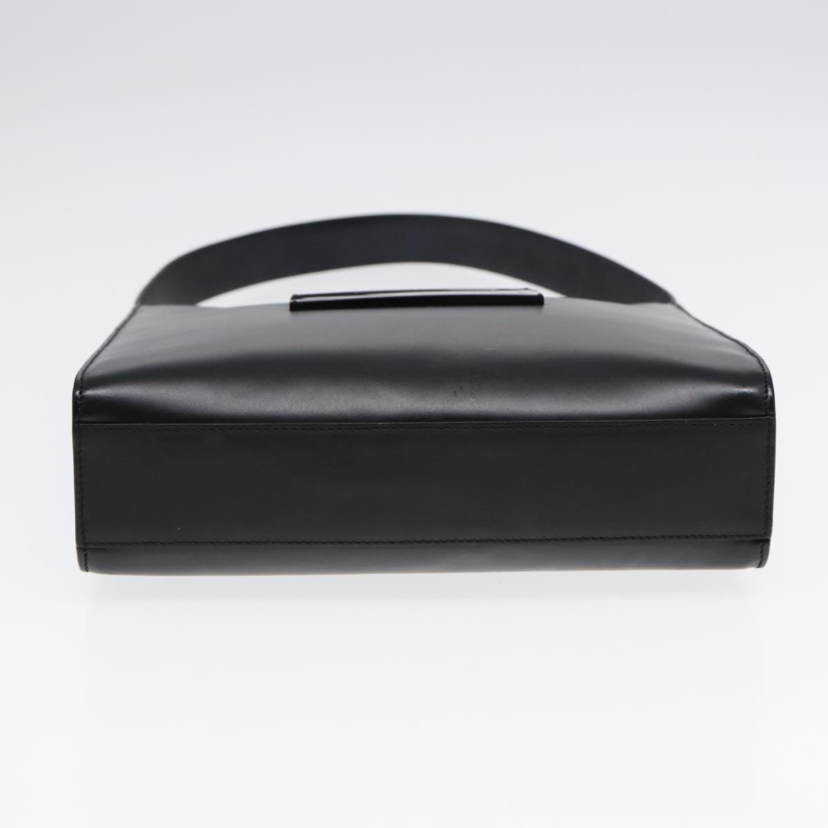 GUCCI Shoulder Bag Leather Black Silver ep5573