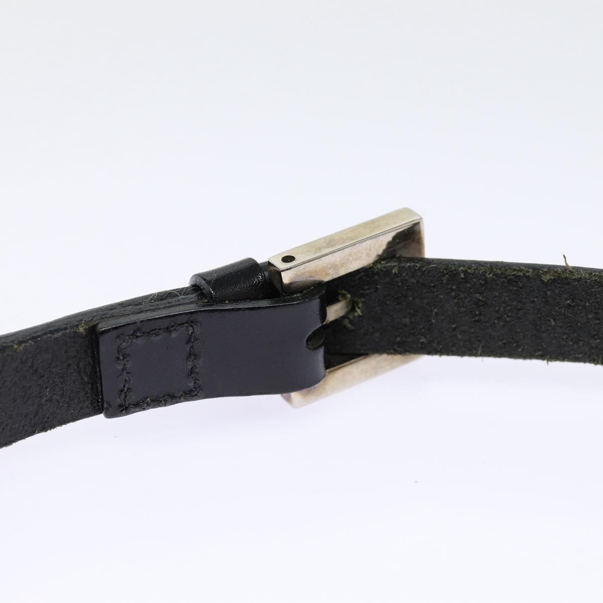 FENDI Zucca Canvas Shoulder Bag Black Silver ep5578