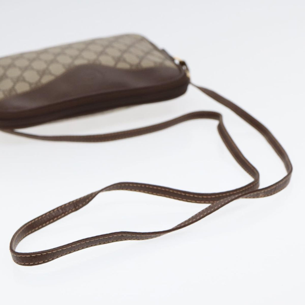 GUCCI GG Supreme Shoulder Bag PVC Leather Beige Gold ep5599
