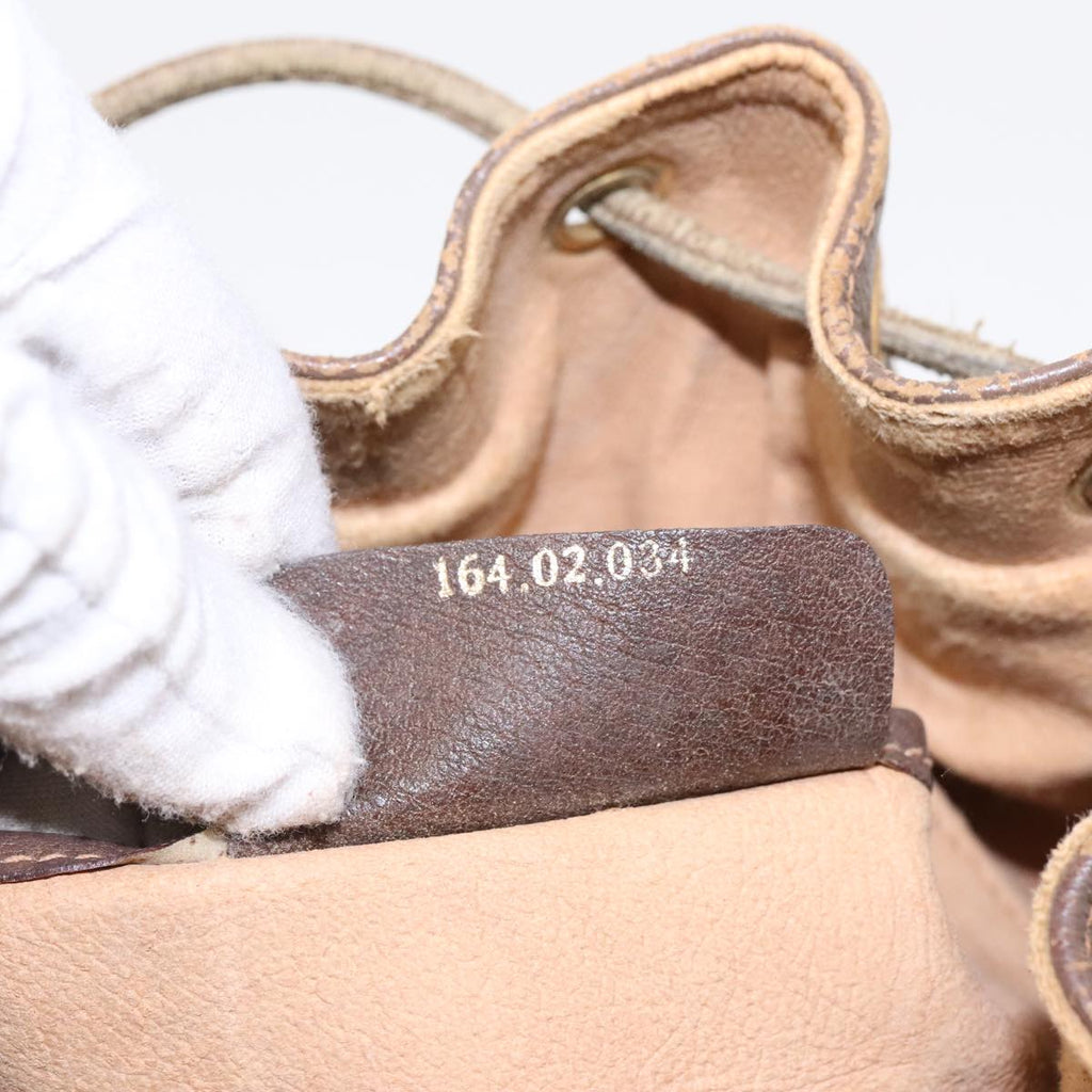 GUCCI GG Supreme Web Sherry Line Shoulder Bag PVC Beige Gold ep5600