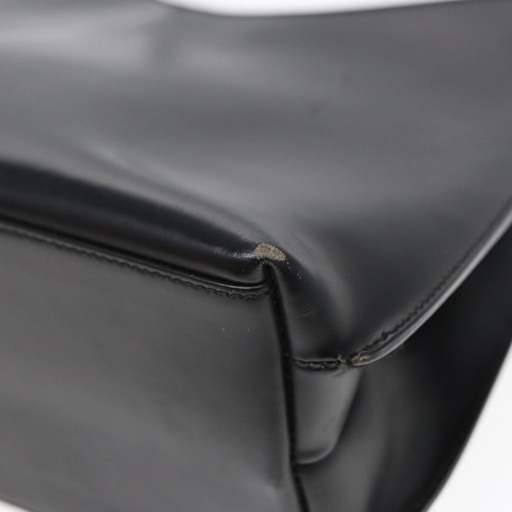 GUCCI Shoulder Bag Leather Black Silver 001 3015 3754 ep5602