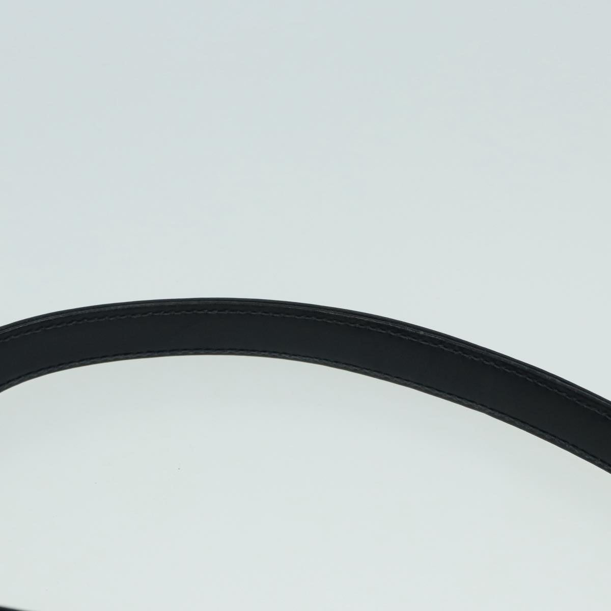GUCCI Shoulder Bag Leather Navy Silver ep5614