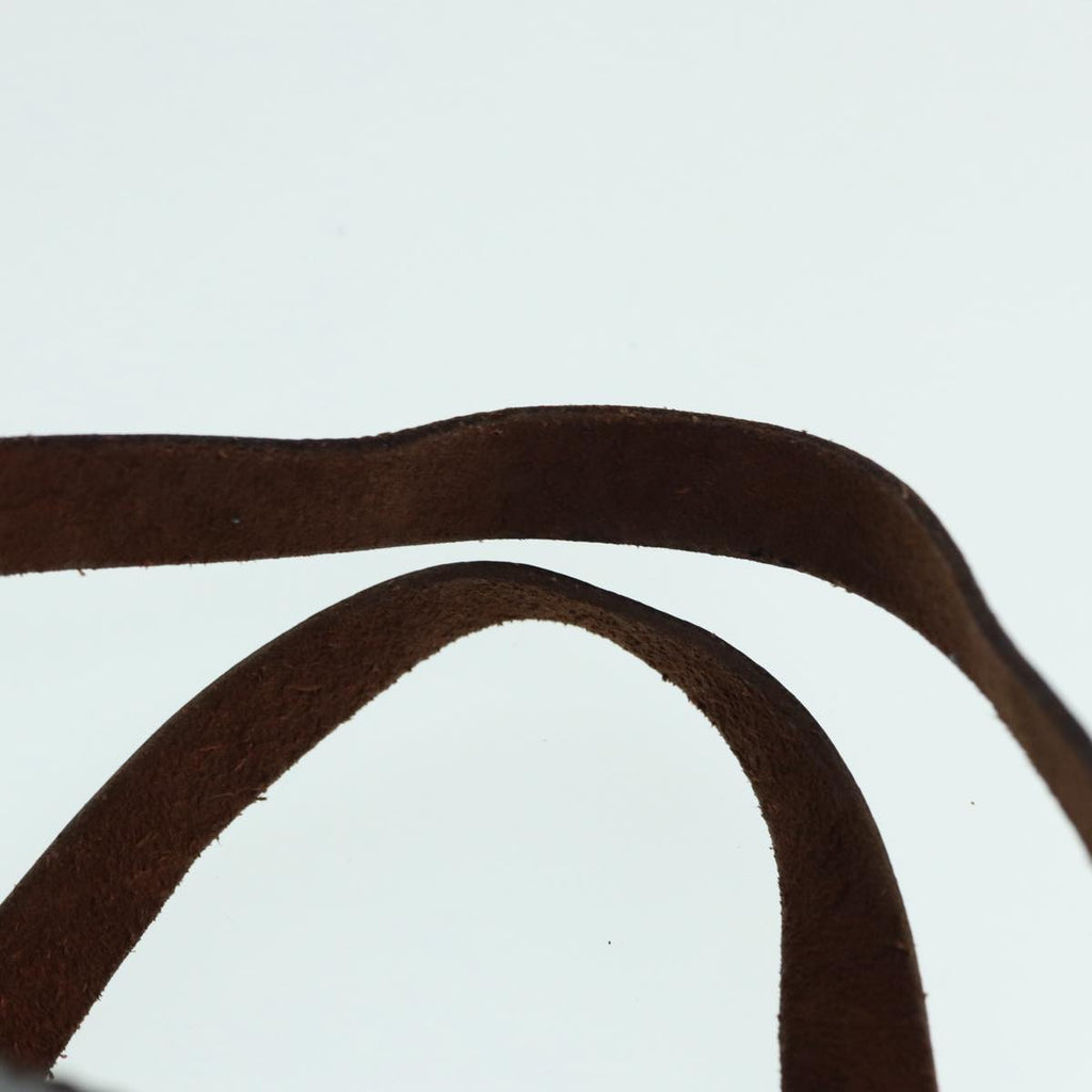 FENDI Zucca Canvas Hand Bag Brown Black ep5621